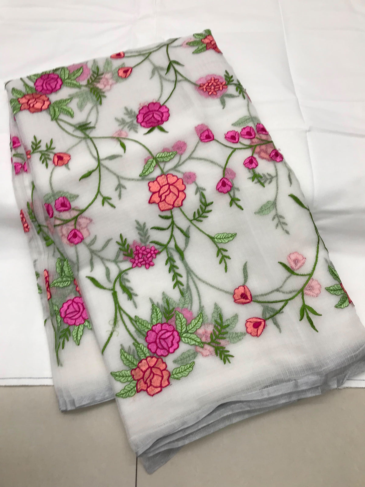 Kota embroidery work sarees