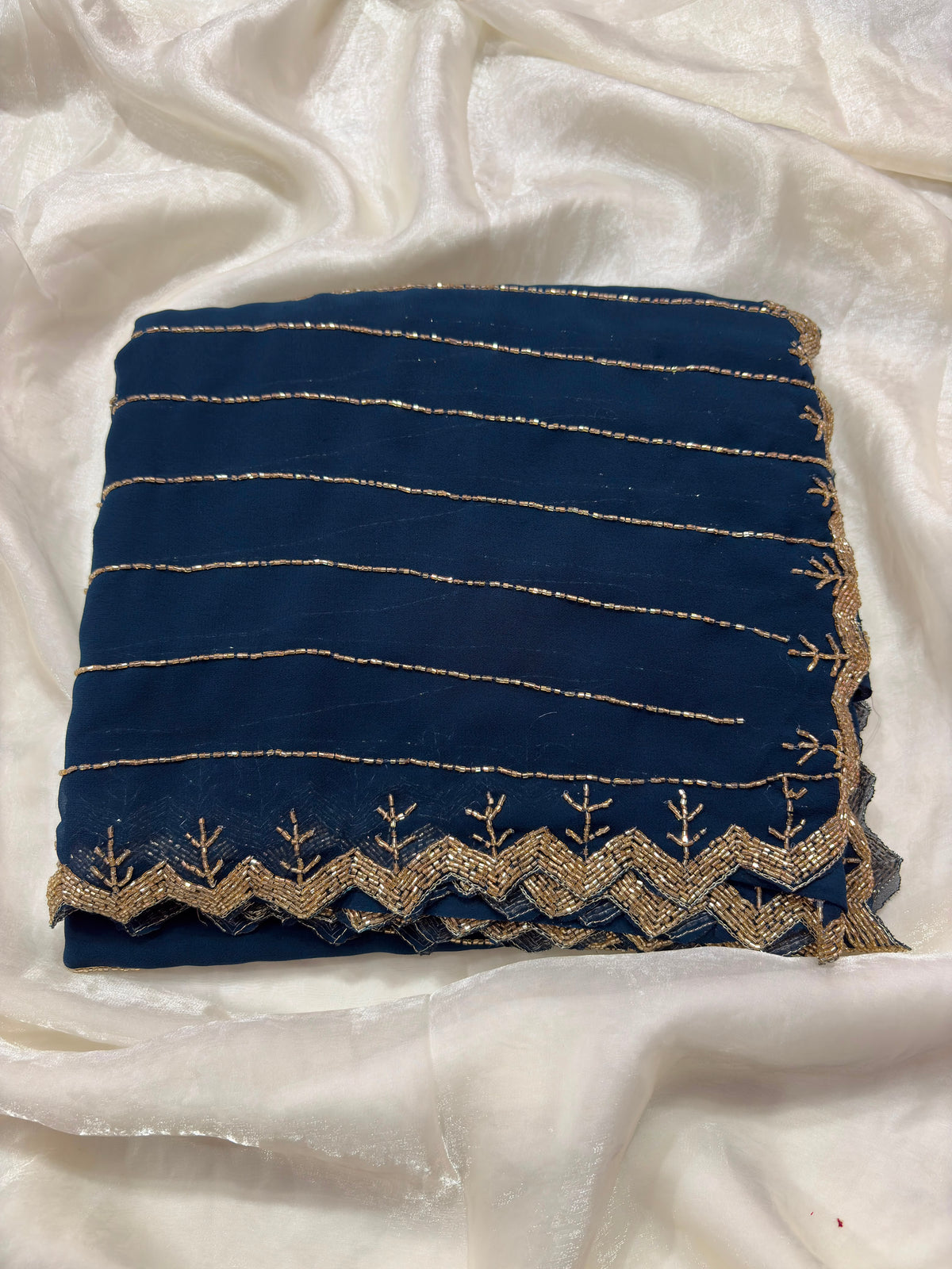 Lines cardana work sarees