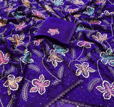 Floral Space silk saree