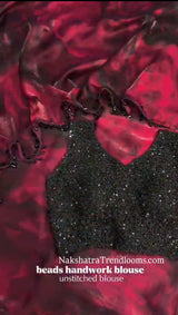 Space silk blood Red
