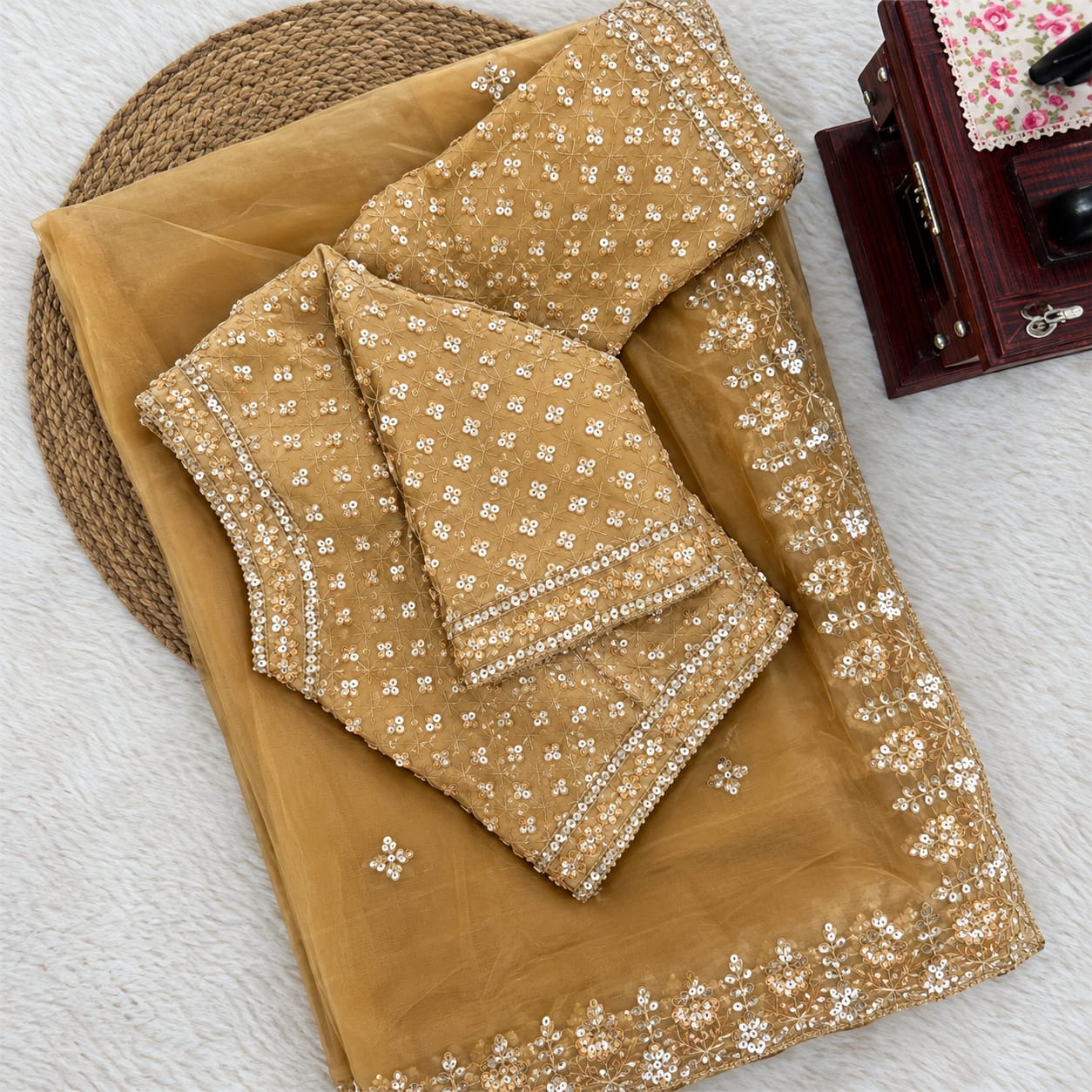Dhorasani Space silk satin