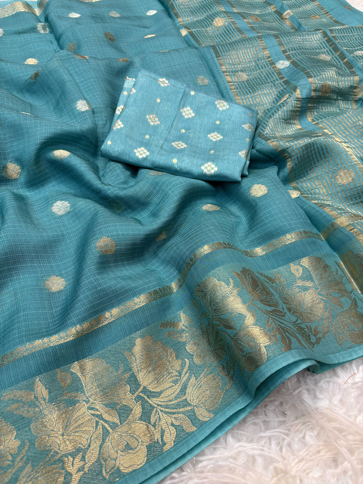 Pure viscouse kota silk sarees