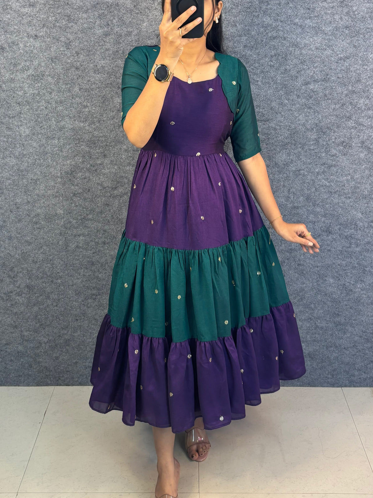 Multi Colour Gown