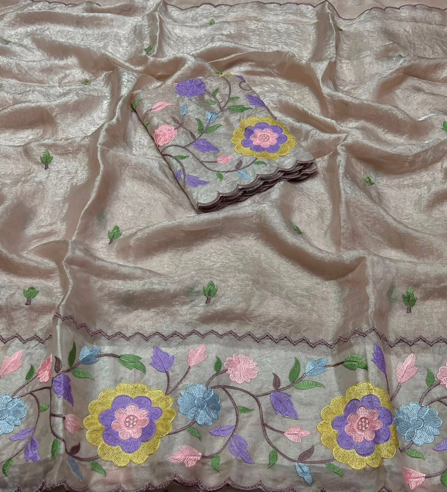 Space silk Embroidery