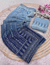 Dual shade karina kapoor inspired Georgette sarees
