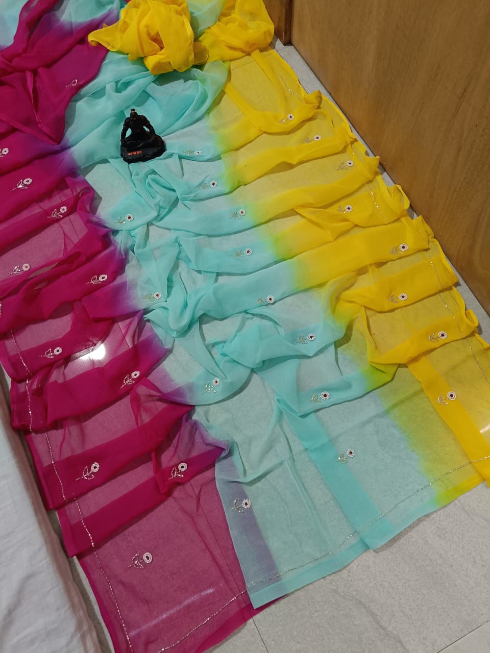 Himaja InspiredButter chiffon saree
