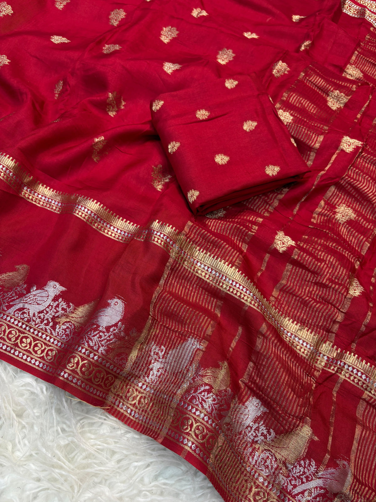 Viscose russian dola sarees