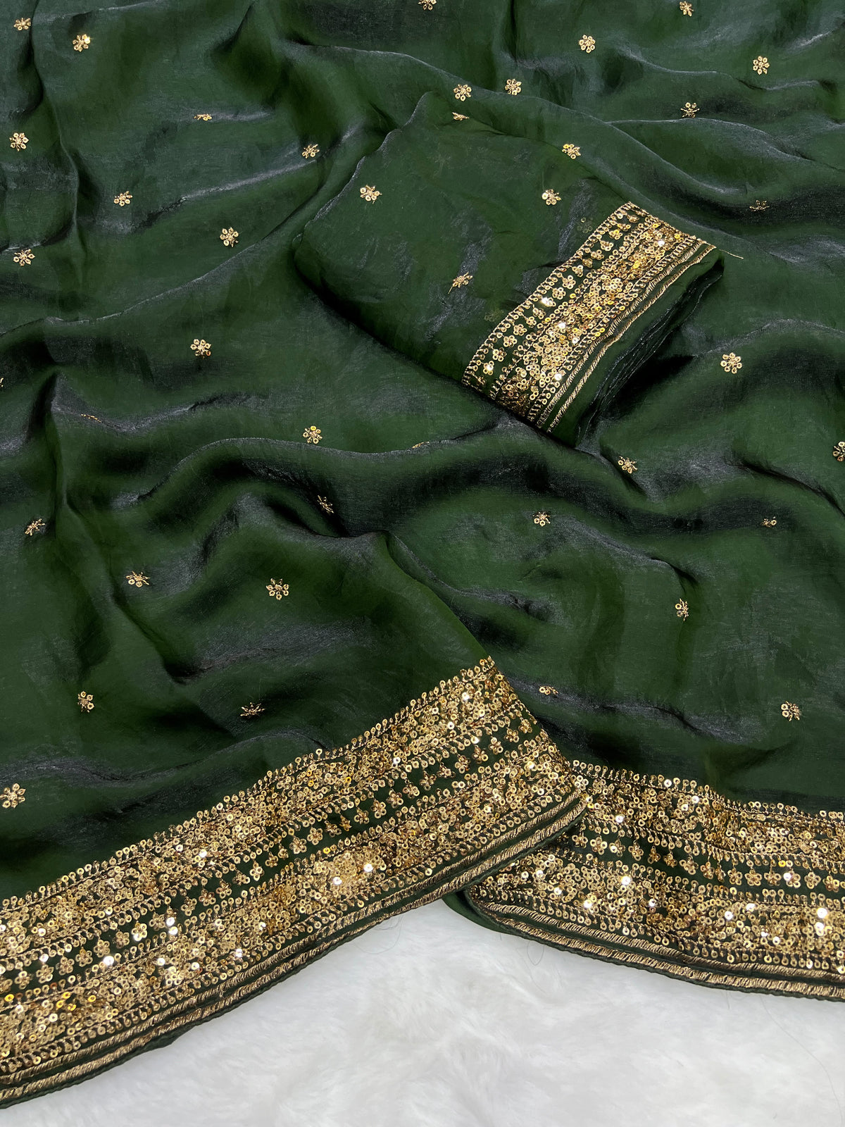 Space silk sarees with butti work