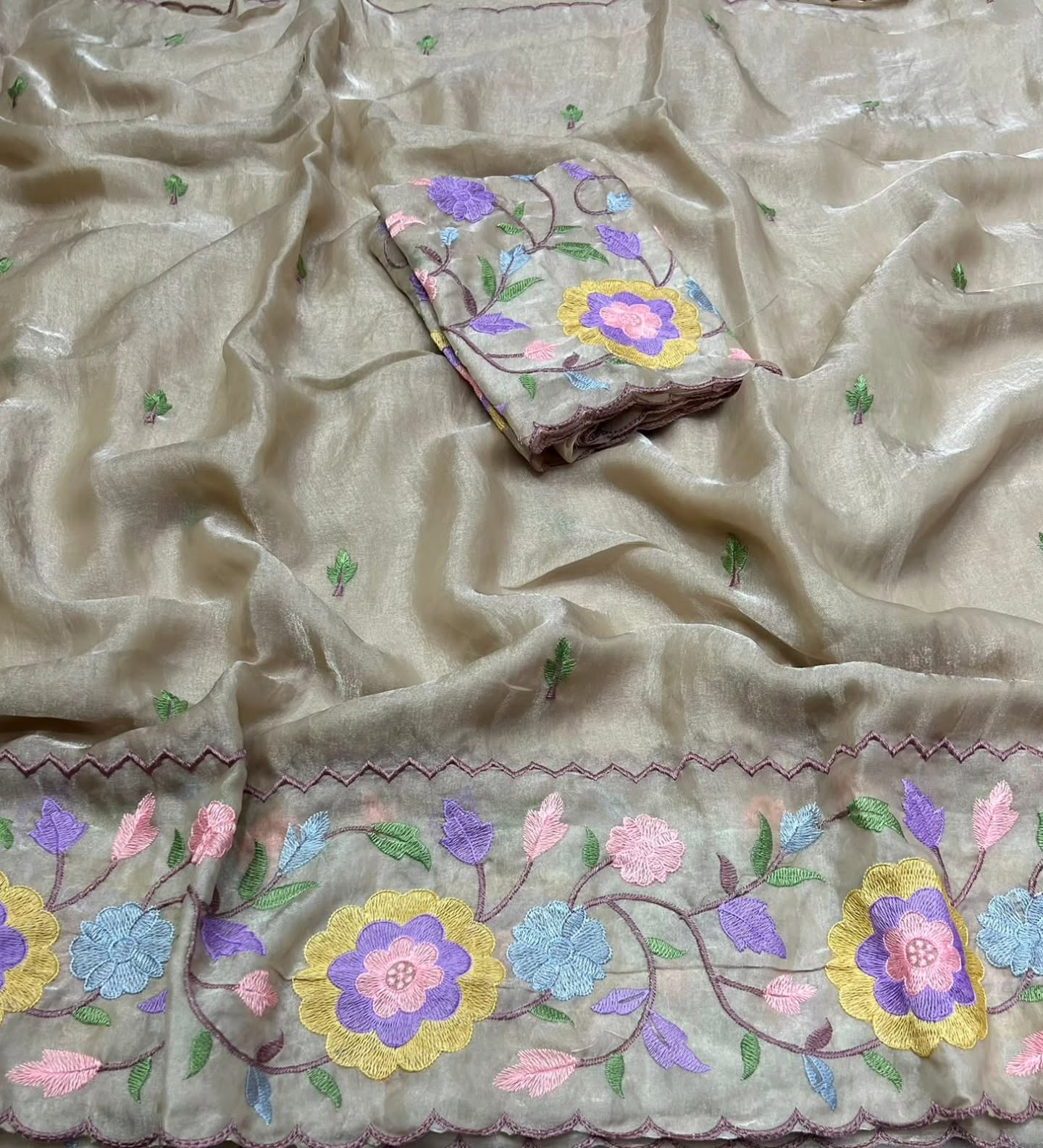 Space silk Embroidery