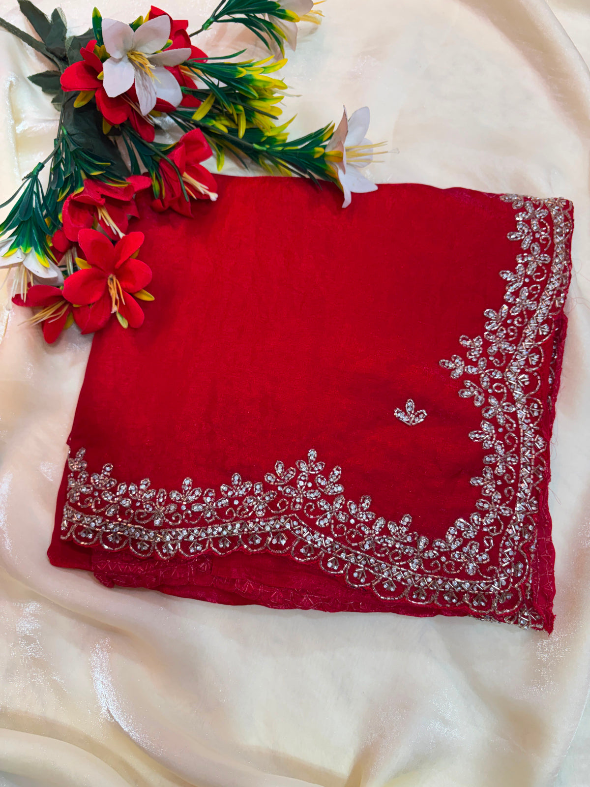 Premium Space silk handwork sarees