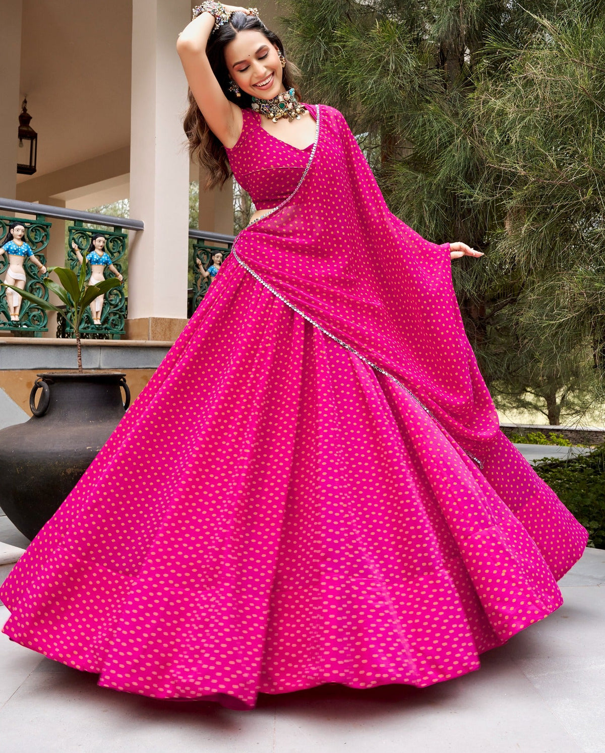 Georgette lehenga
