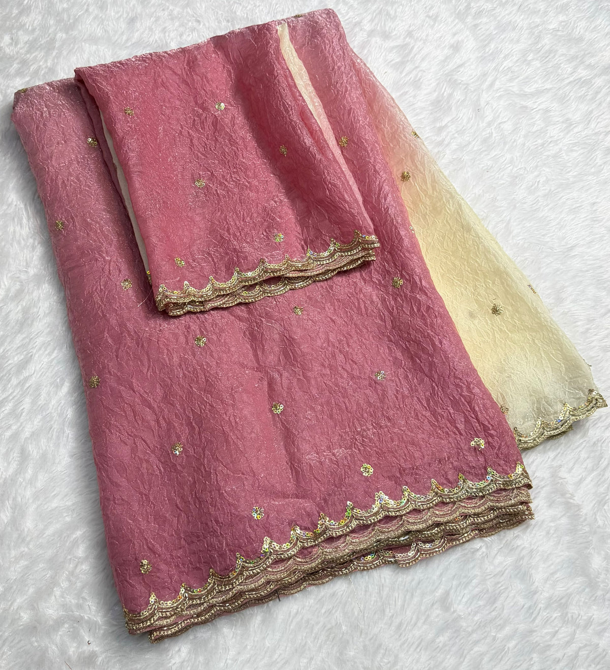 Dual shade Space silk sarees