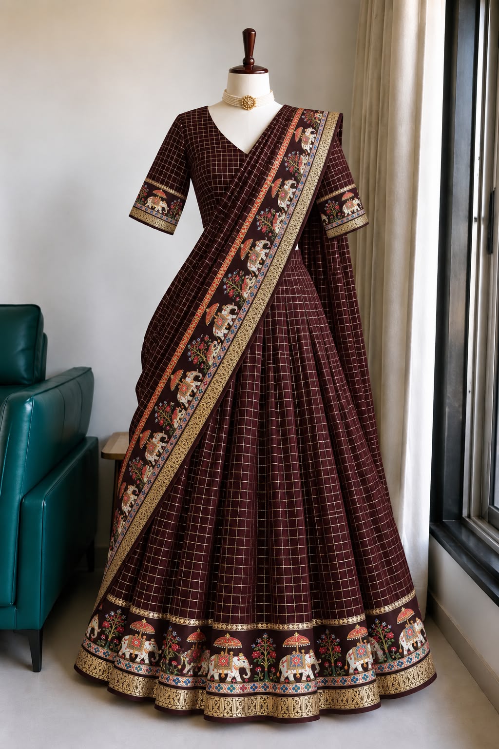 Viscouse georgette lehenga