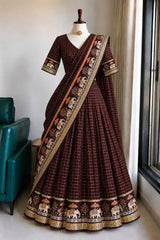 Viscouse georgette lehenga