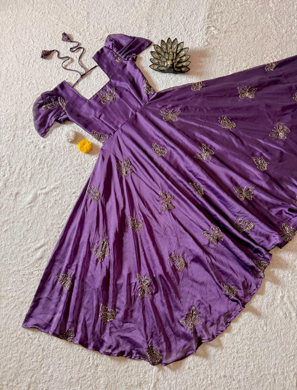 Ranngoli silk Gown