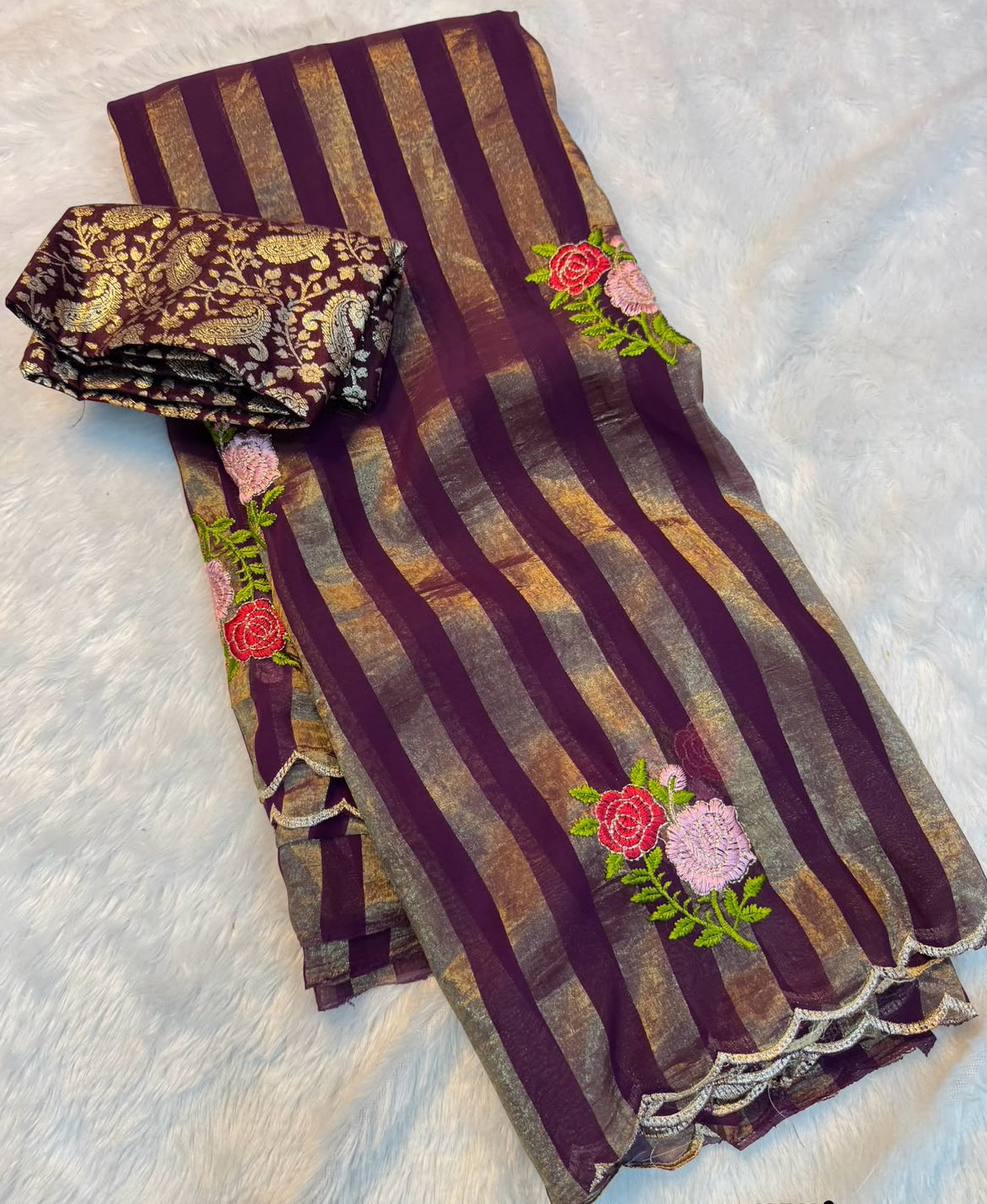 Sufi crush saree
