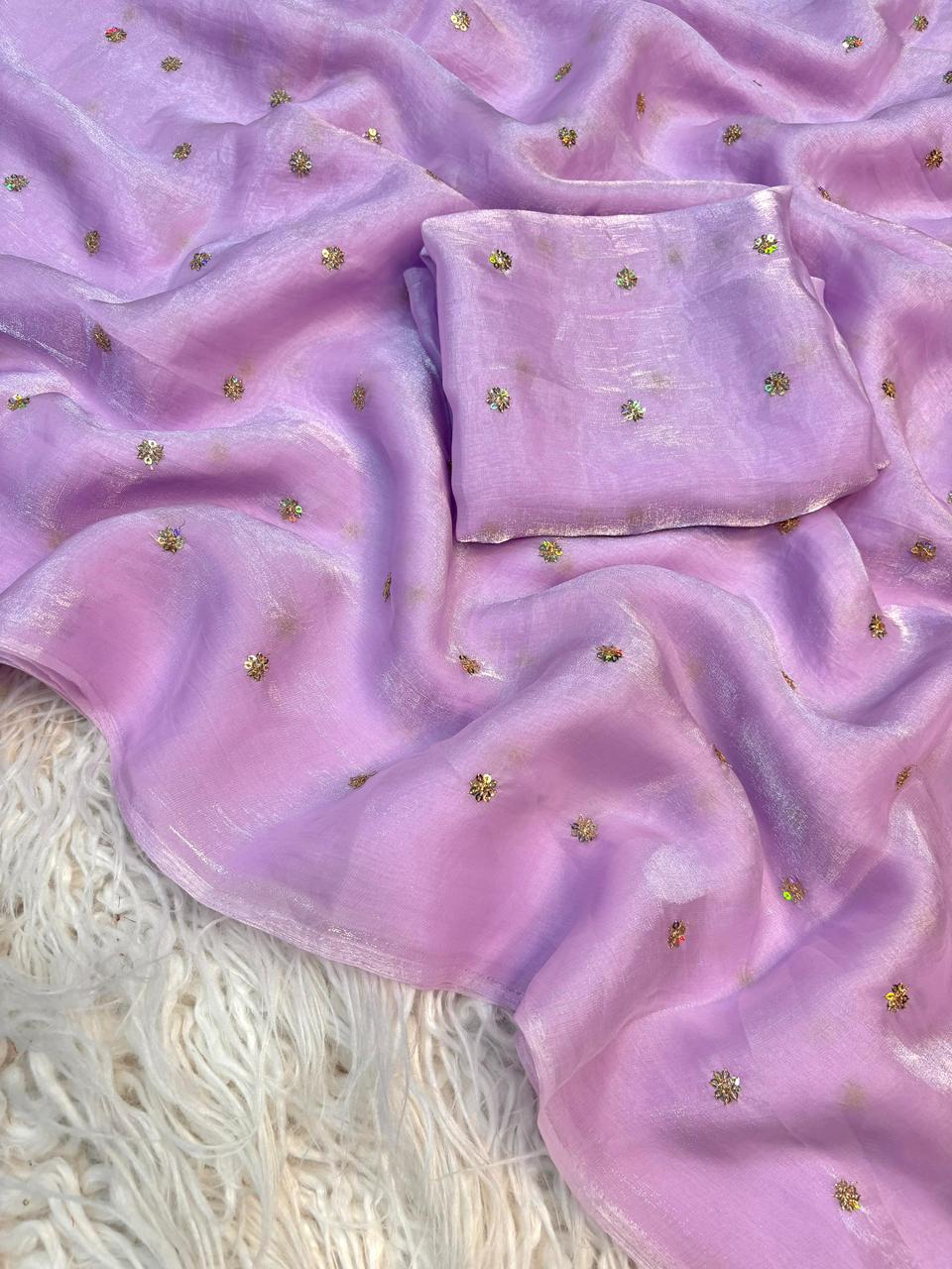 Space silk sequence butti