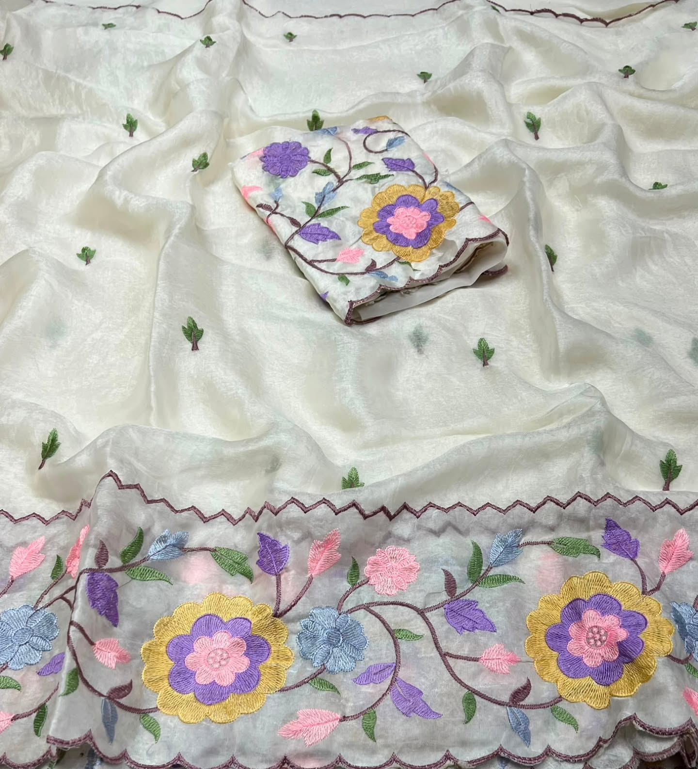 Space silk Embroidery