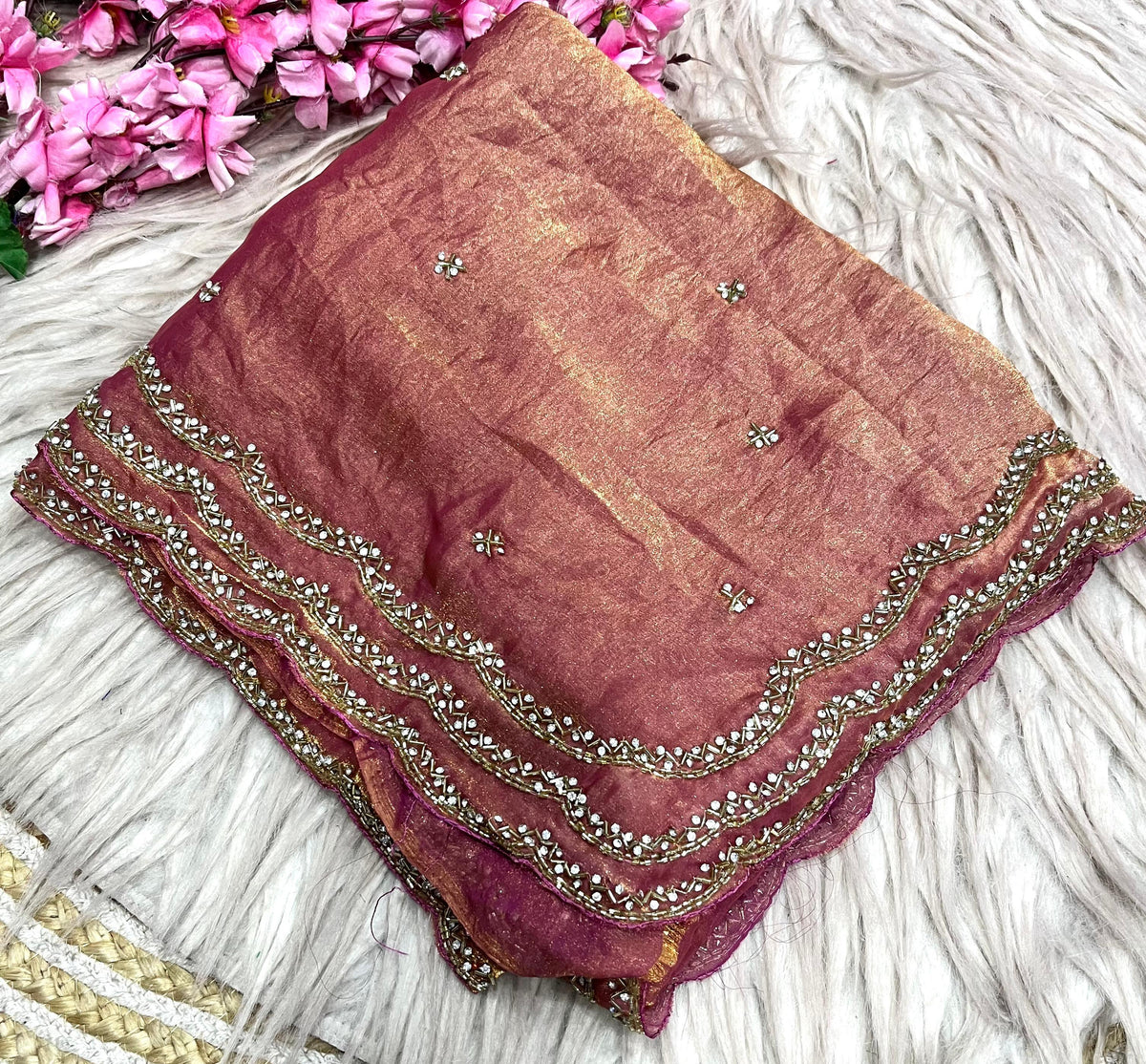 Space silk 3 Line sarees