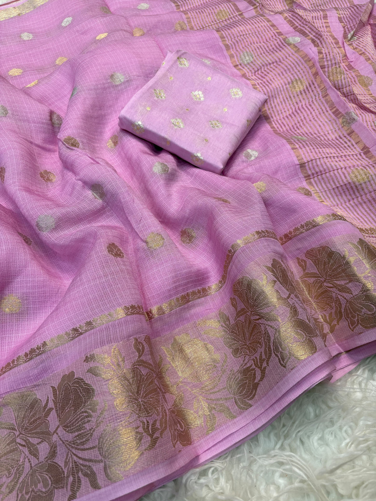 Pure viscouse kota silk sarees