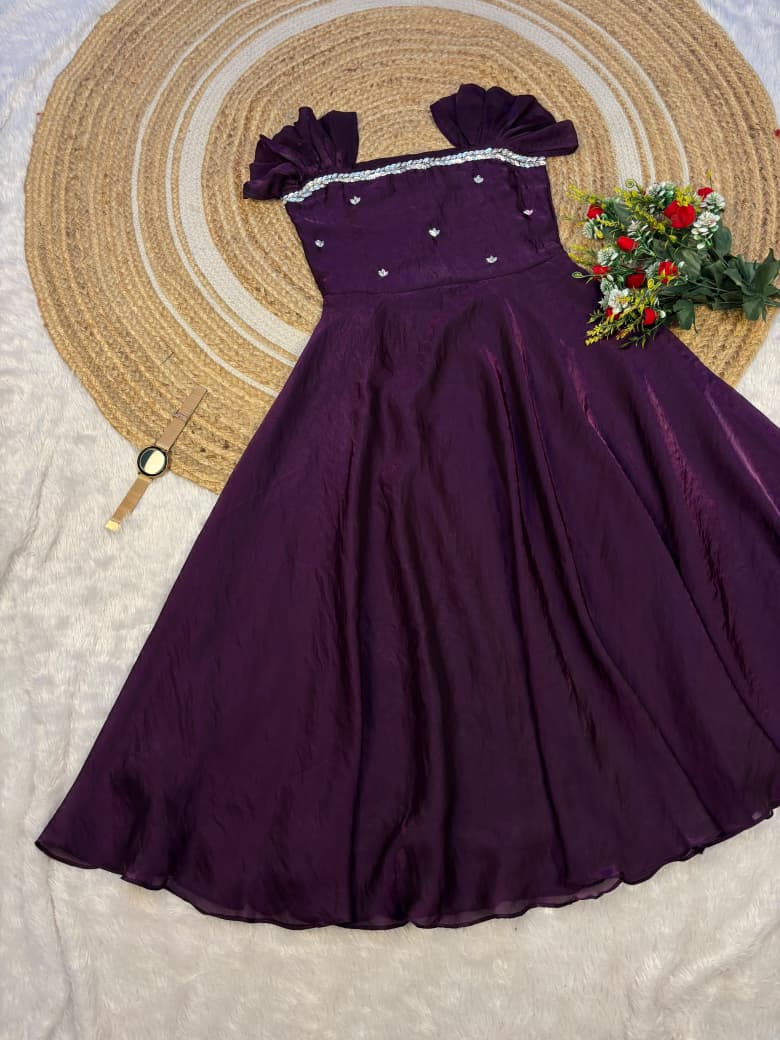 Premium Space Silk Gown
