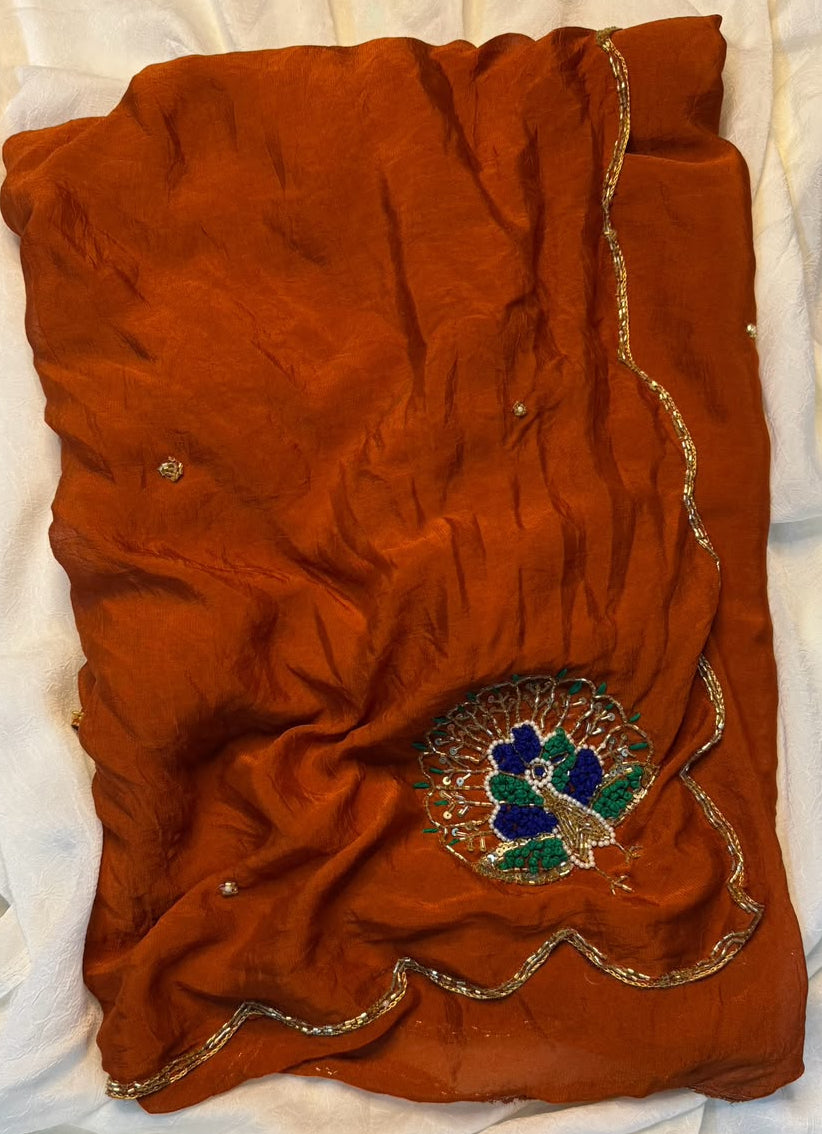 Rangolii Crushed saree