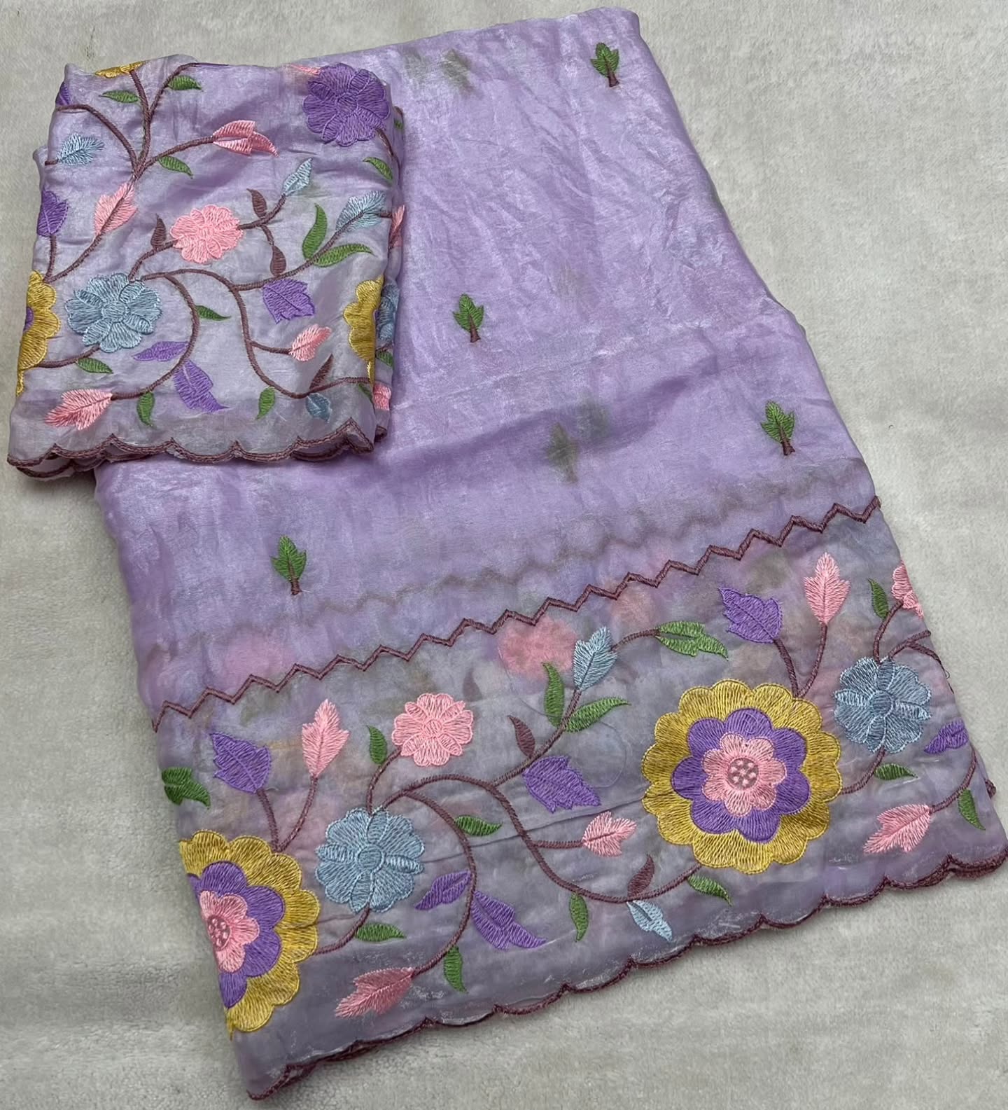Space silk Embroidery