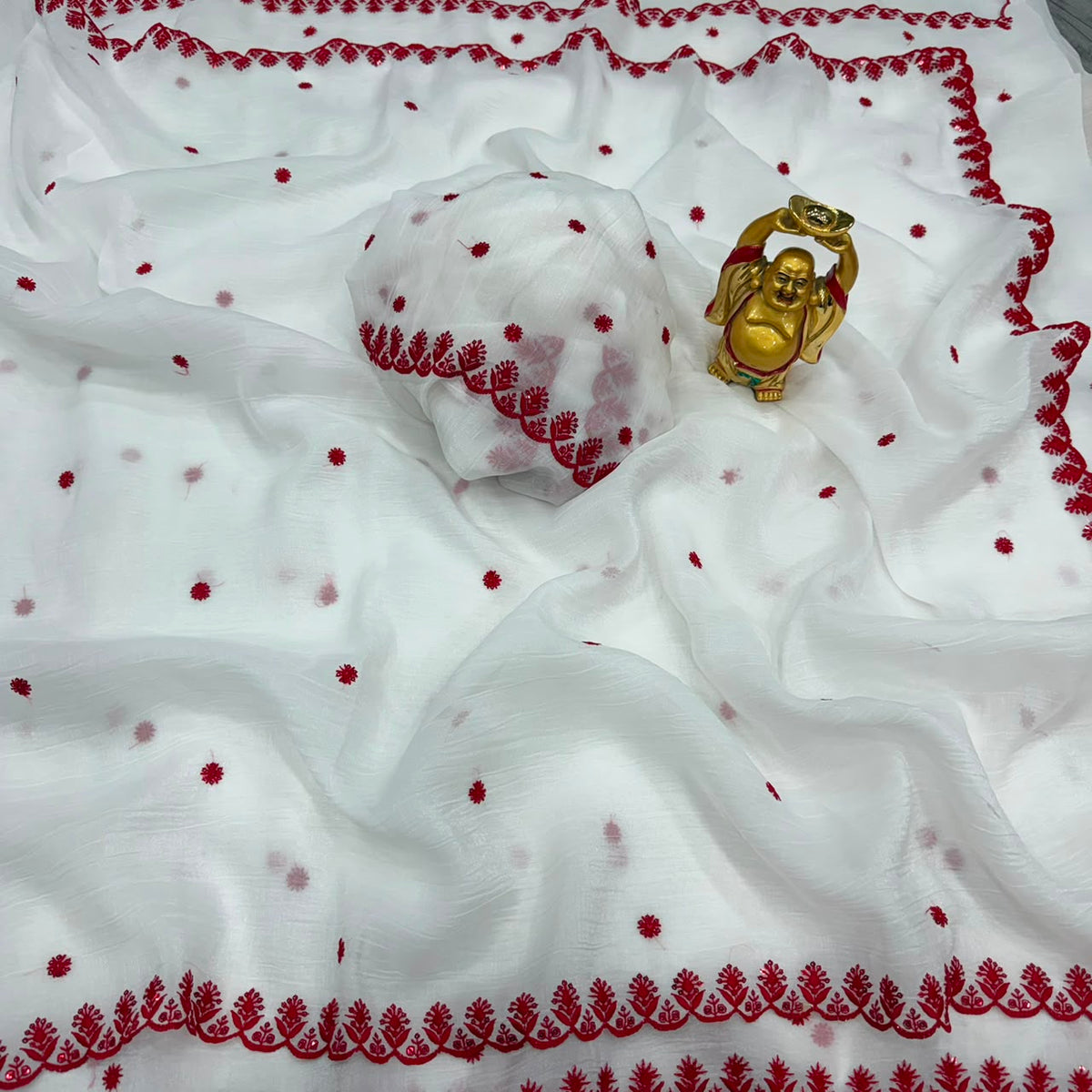 Crunchy saree
