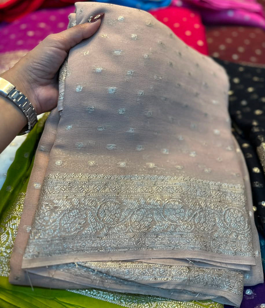 Viscose Georgette Sarees
