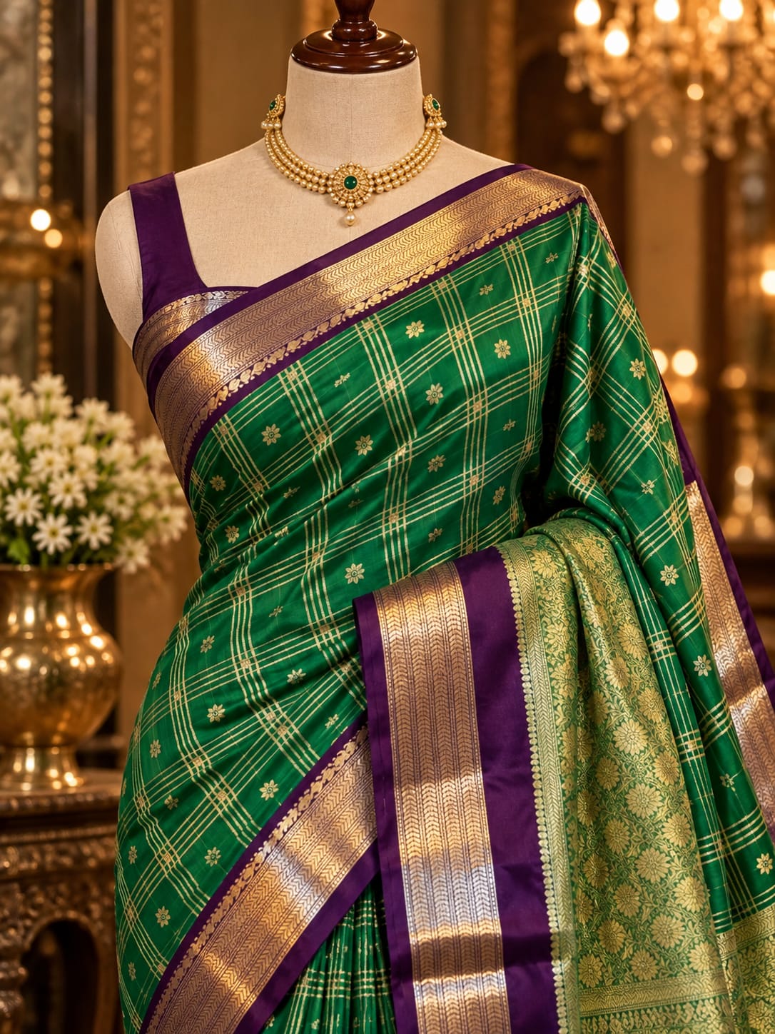 Banarasi katan saree