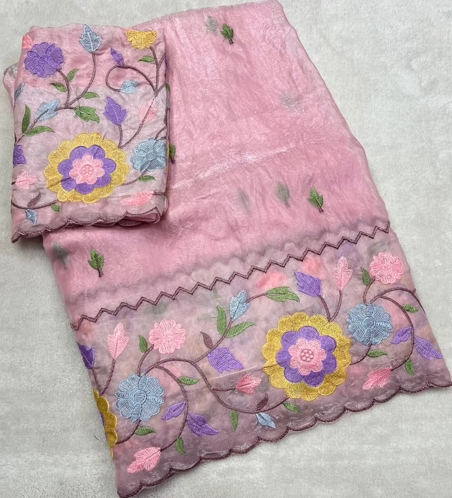 Space silk Embroidery