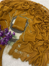 Ranngoli crushed sarees