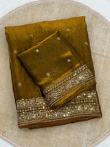 Space silk sarees with butti work