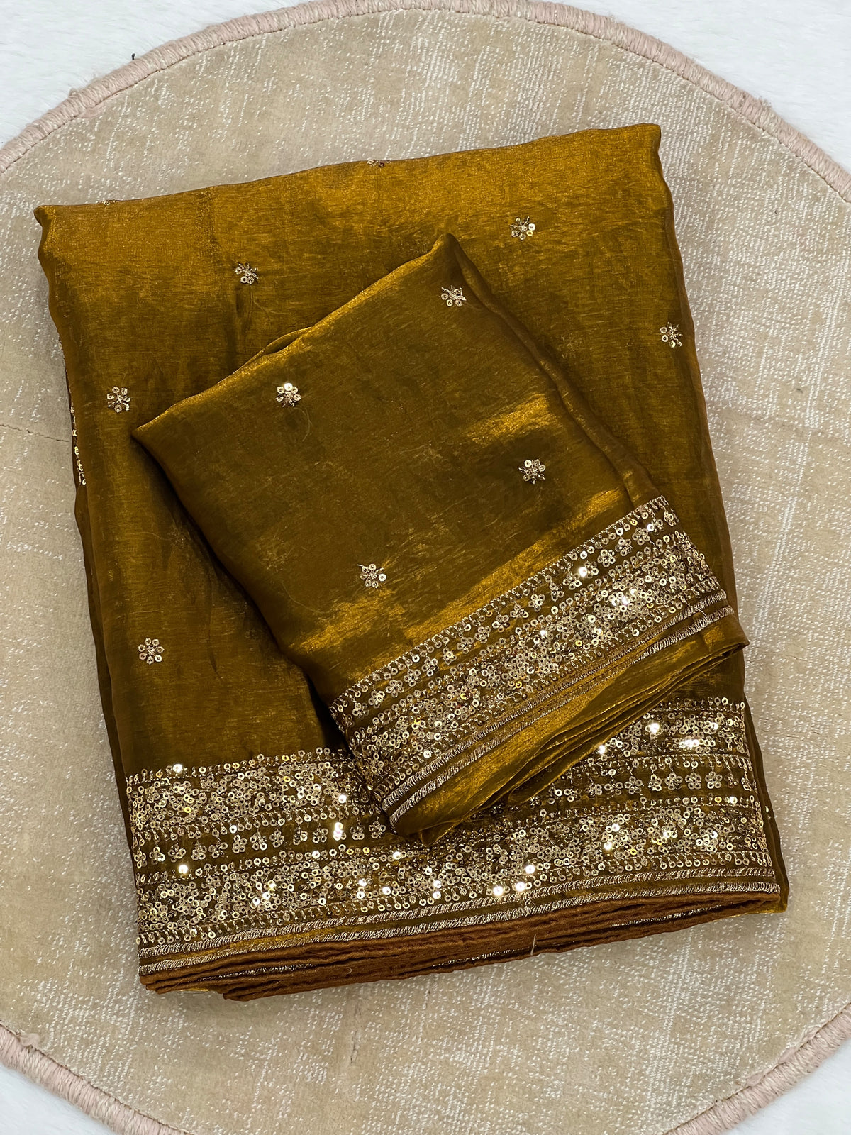 Space silk sarees with butti work
