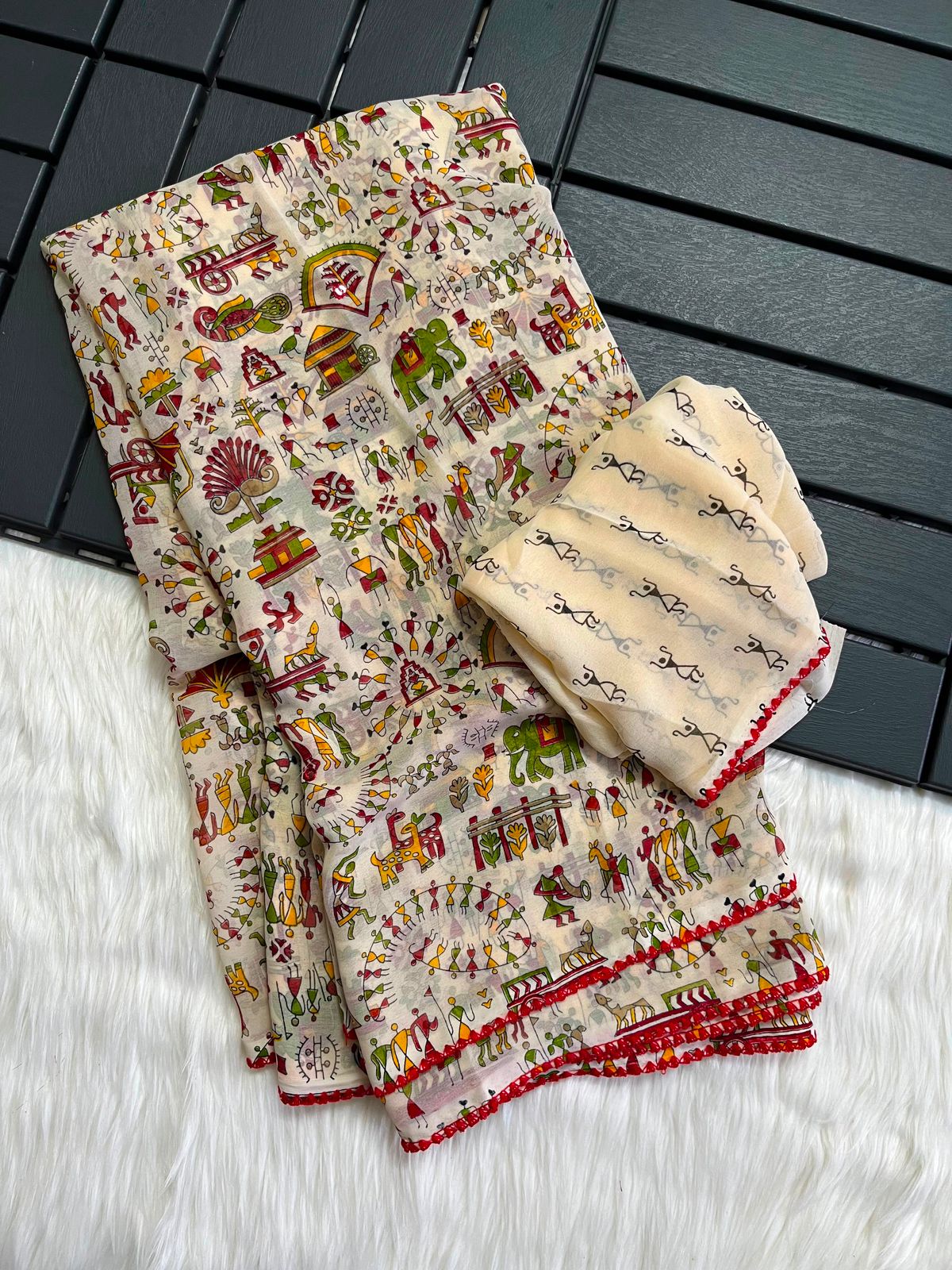 Premium georgette sarees