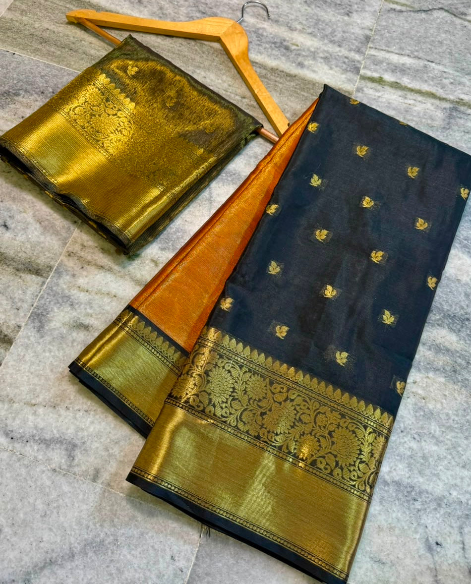 Banarasi kaatan tissue saree