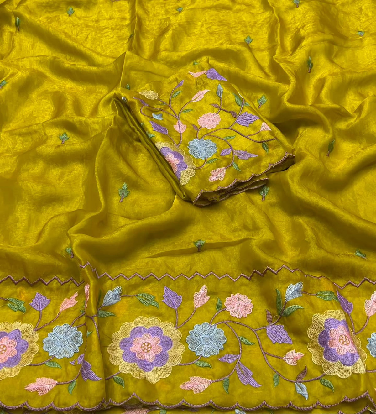 Space silk Embroidery