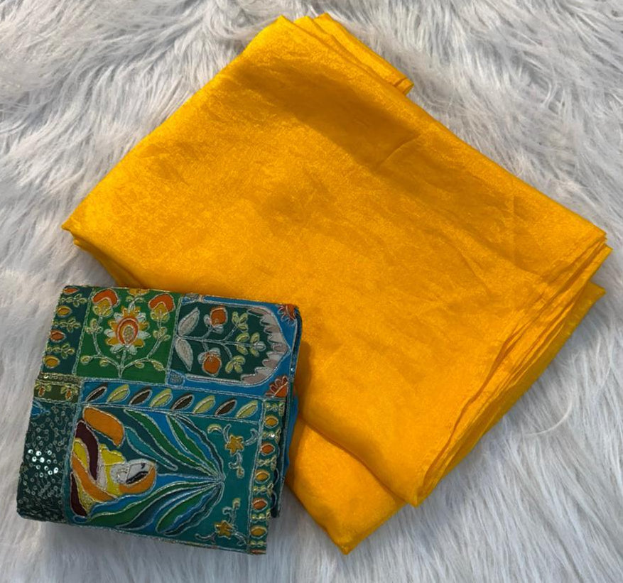 Space silk satin