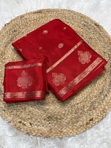 Pure mysore crepe self weaving