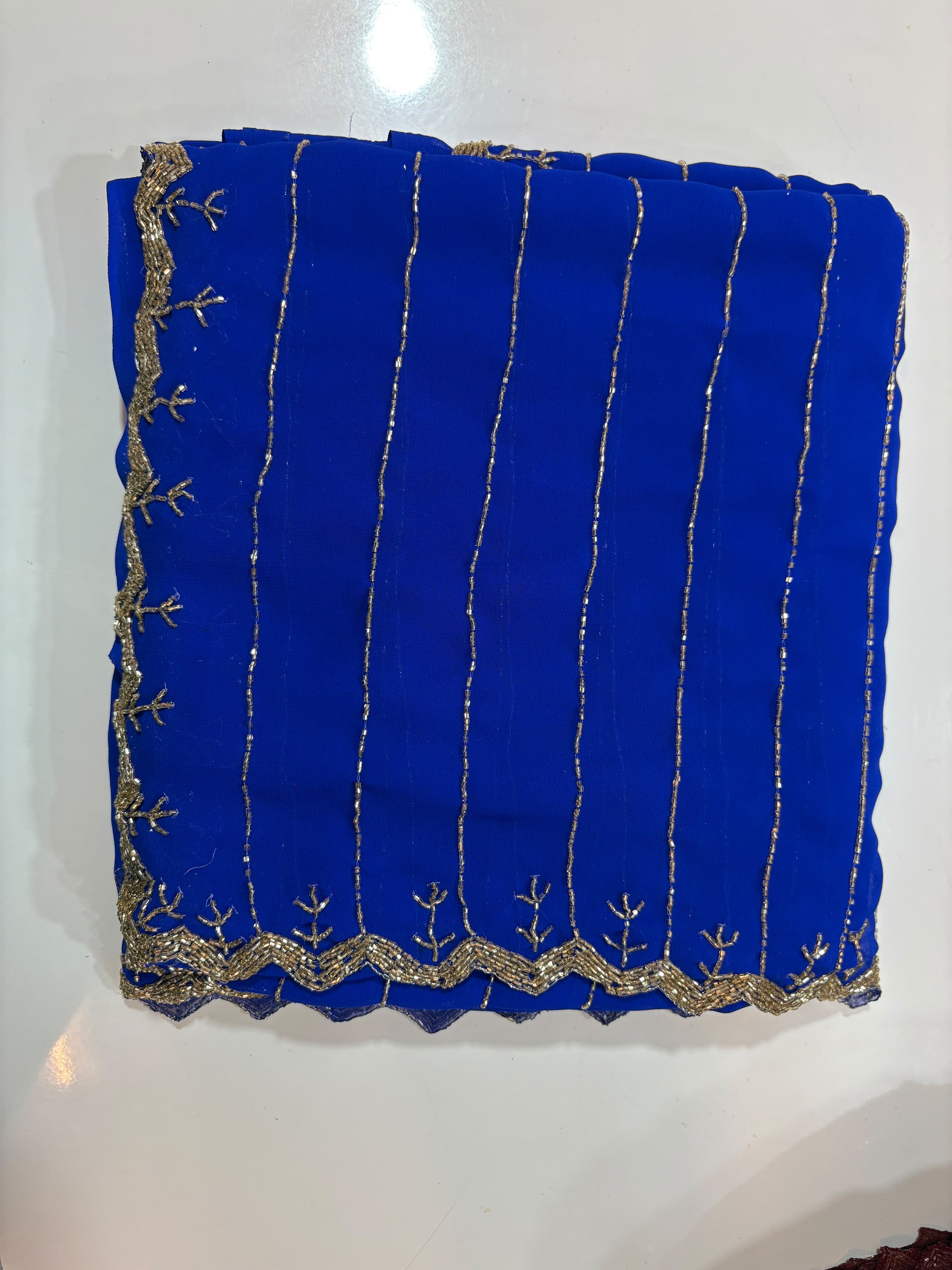 Lines cardana work sarees