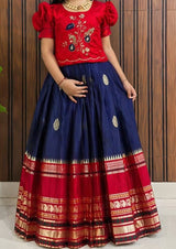 Kids lehenga with handwork