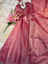 Handwork Gown with dupatta