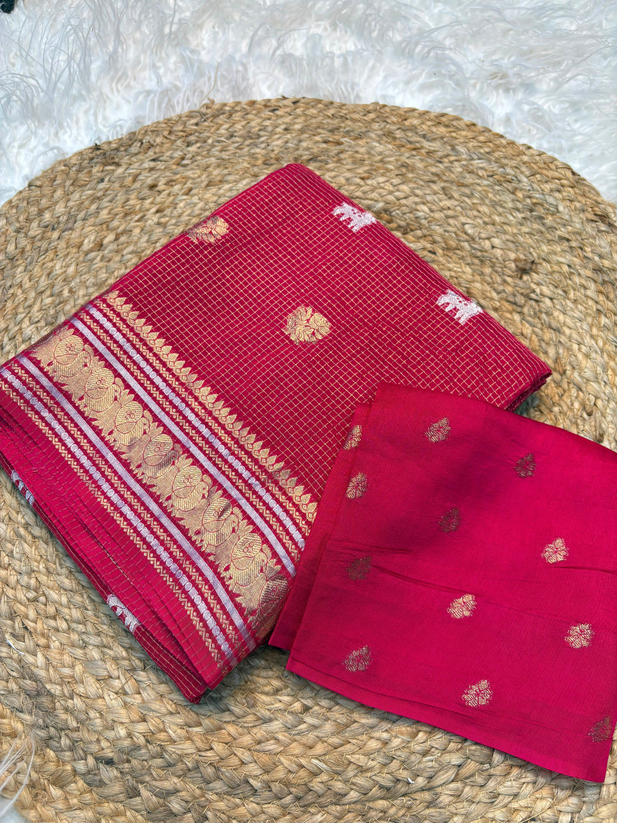 Small chex sarees