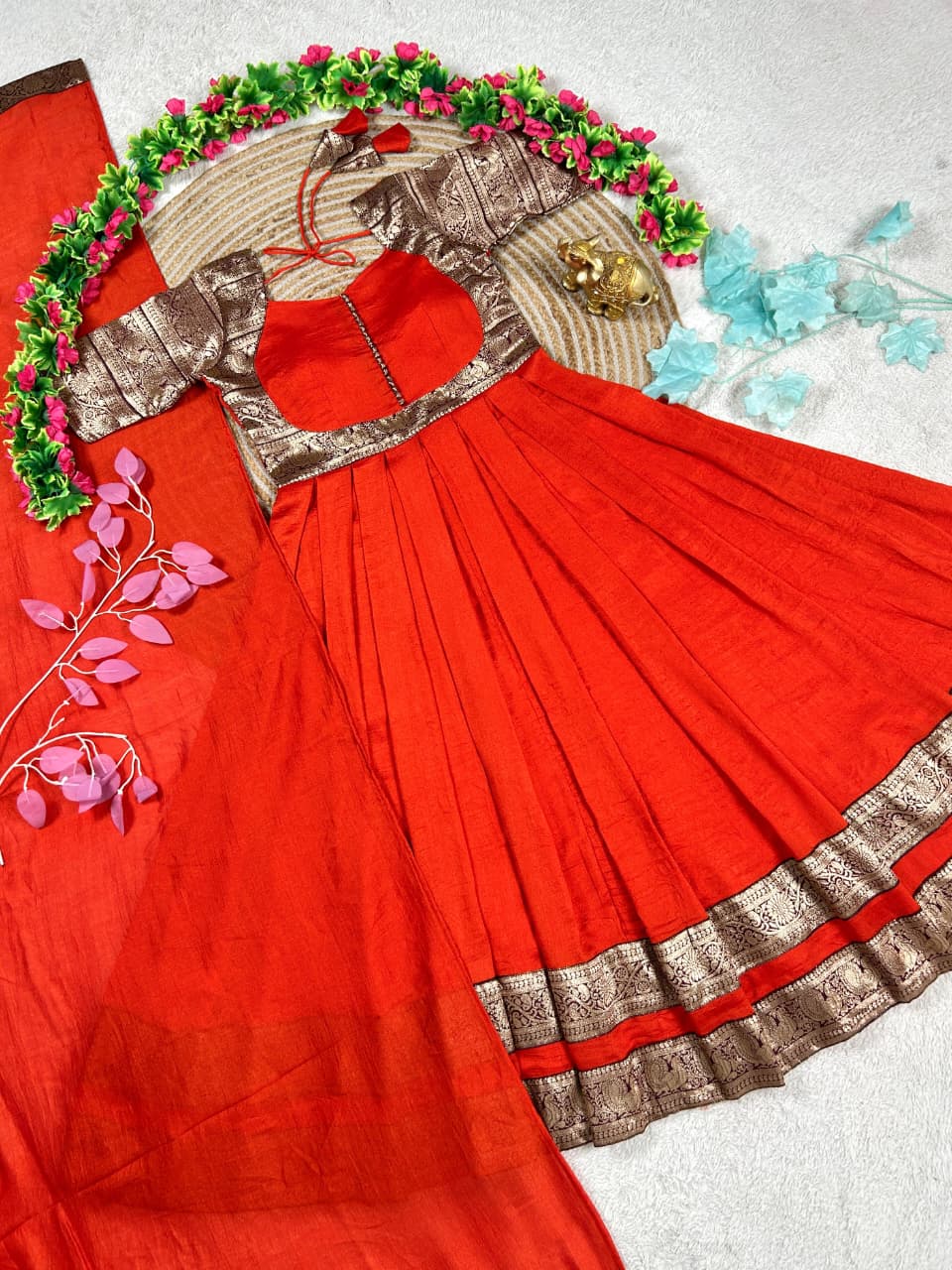 Premium vichitra silk