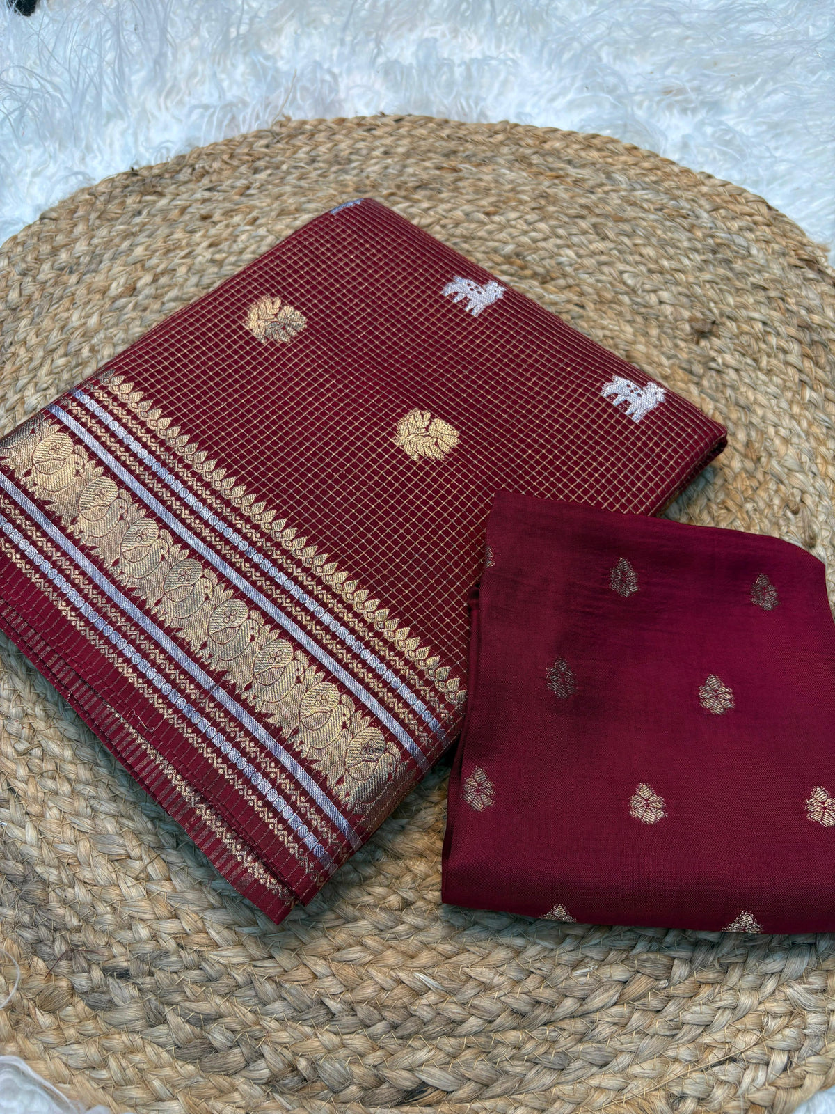 Small chex sarees