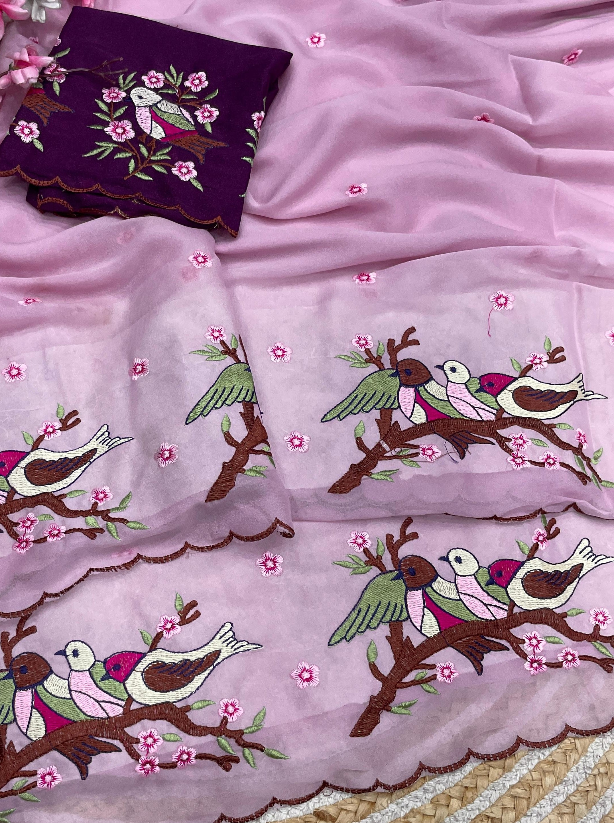 Premium georgette sarees