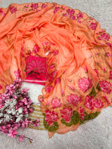 Lotus saree