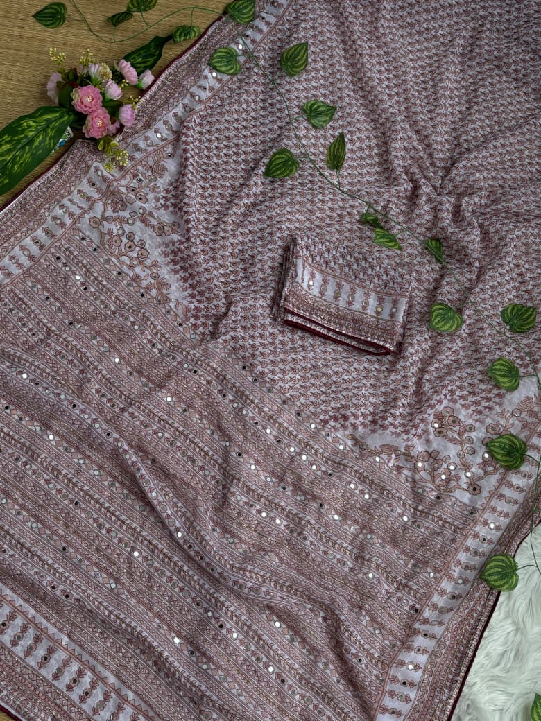 Rashmika inspired saree