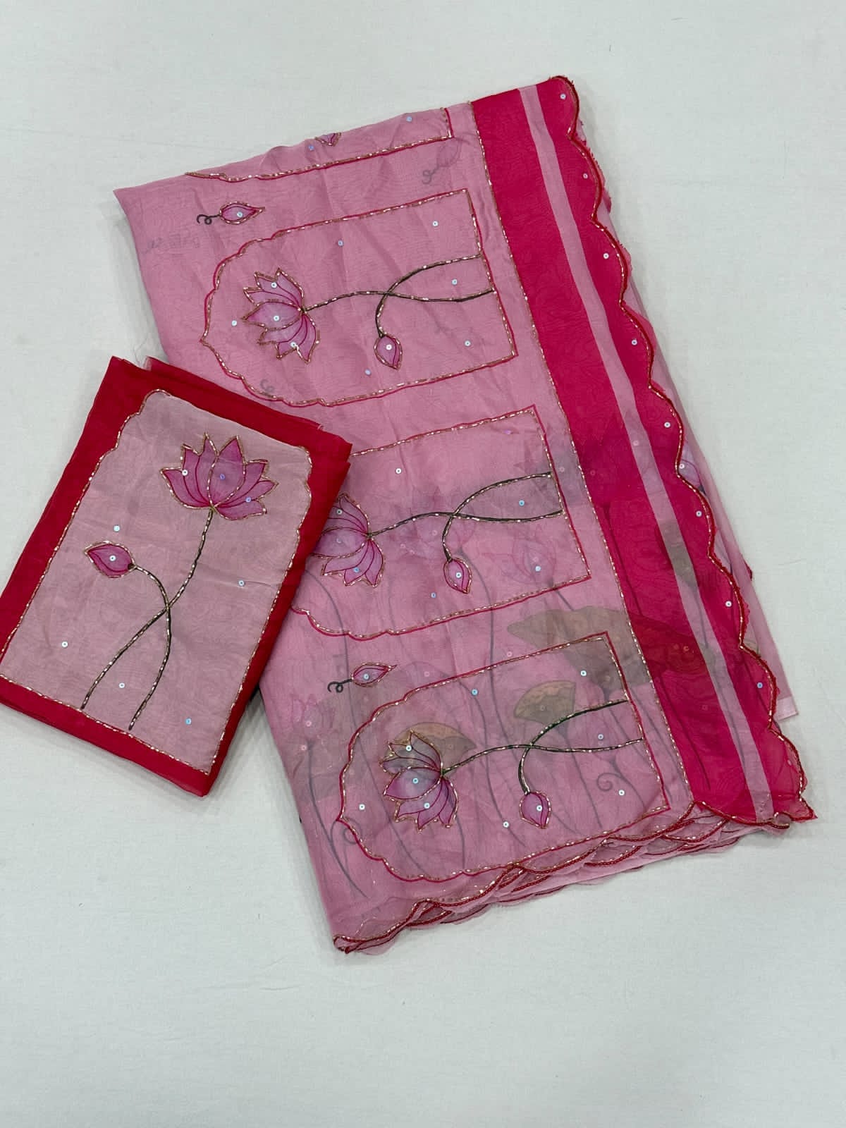 Floral Tebby Silk Saree