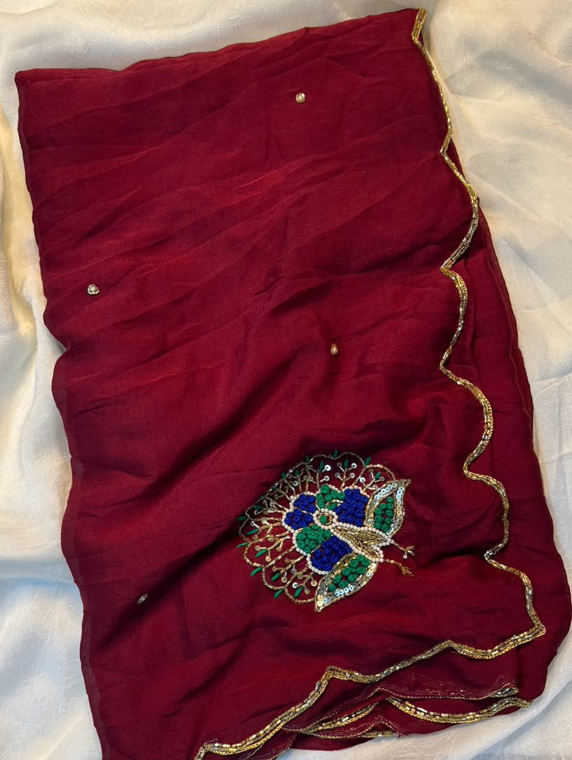 Rangolii Crushed saree